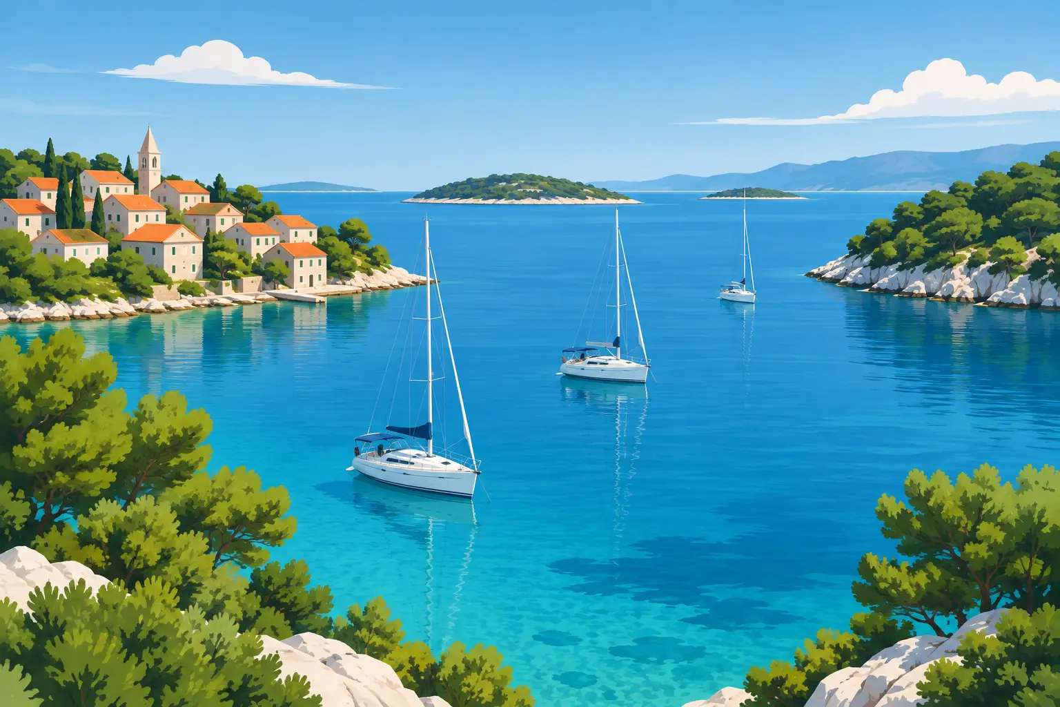 10 Best Croatian Anchorages for Sailing Holidays