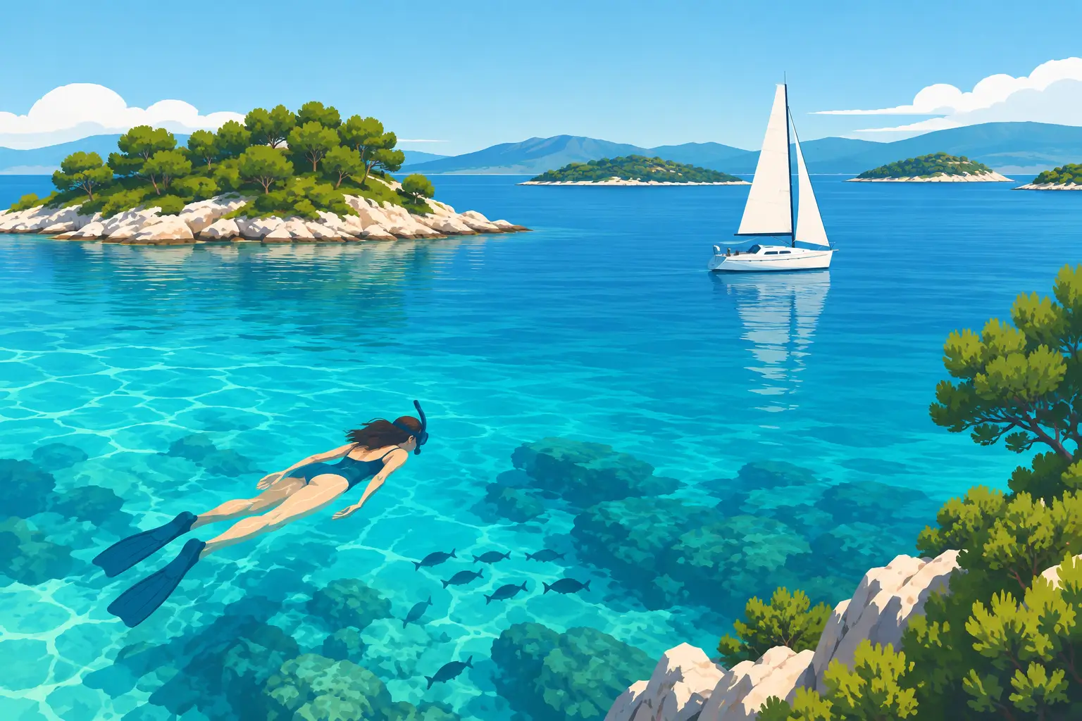 7 Croatian Snorkeling Islands Worth Sailing To