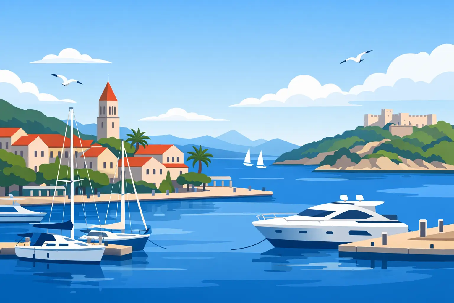 Best Marinas for First Charters in Croatia