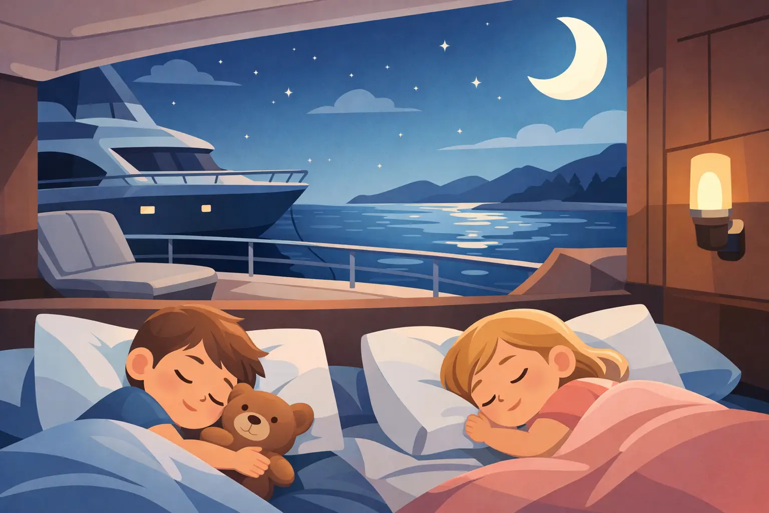 Can Children Sleep Onboard a Yacht Safely?