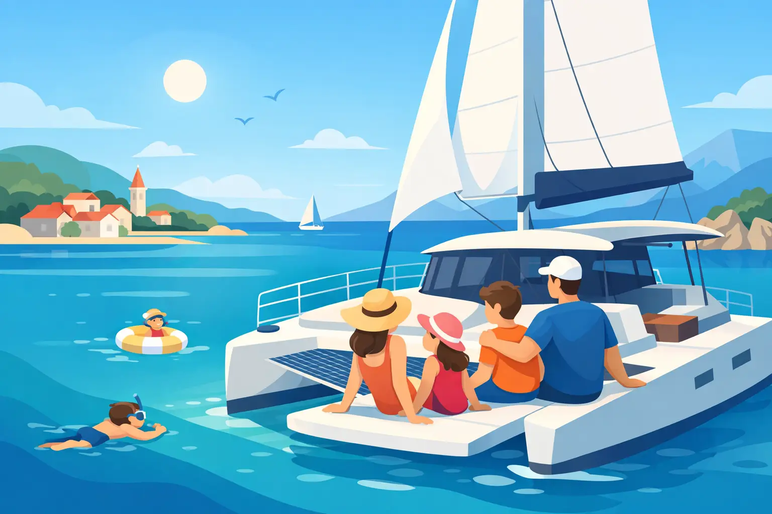 Catamaran Charter Croatia for Families
