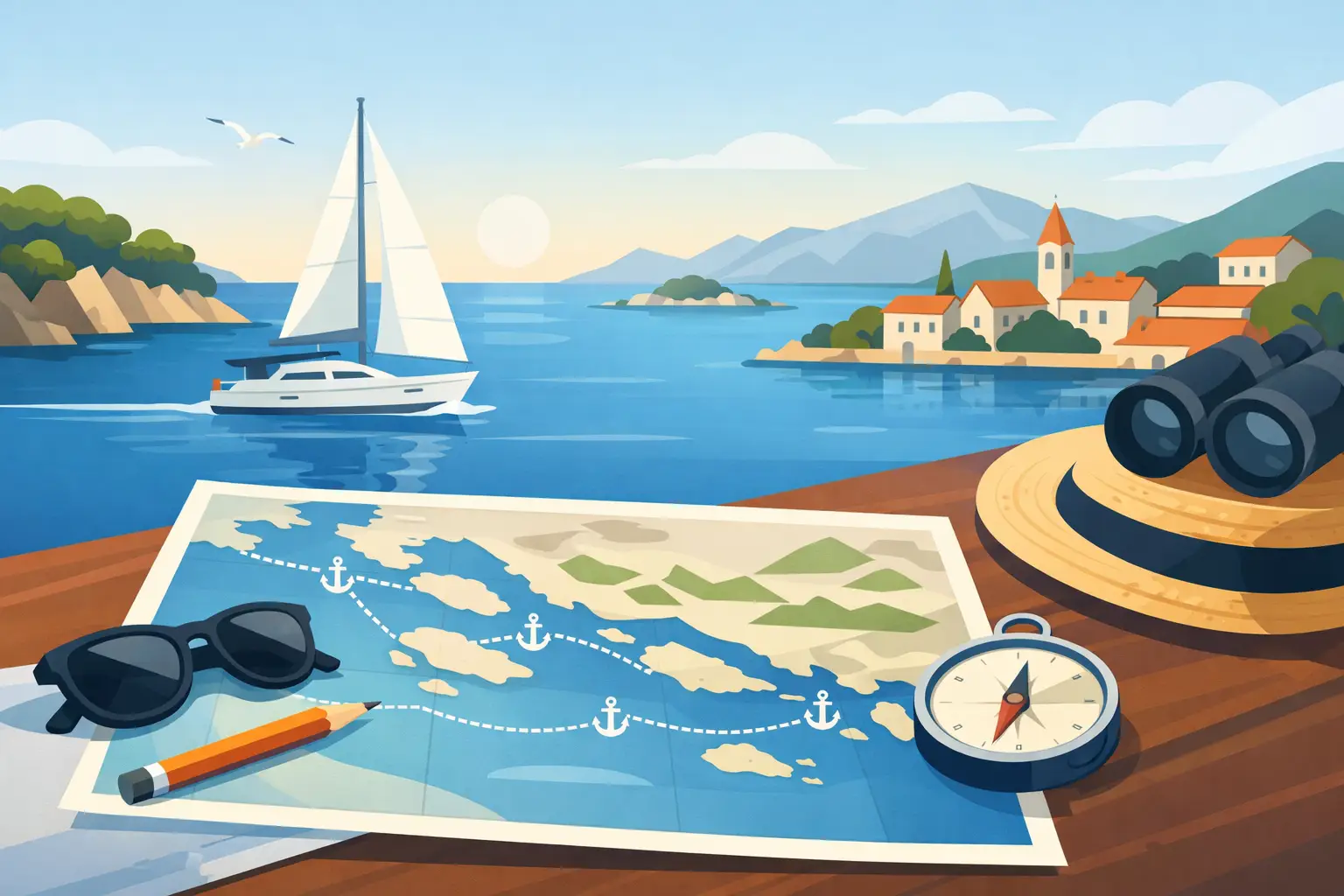 Croatia Sailing Holiday Planner for Easy Routes