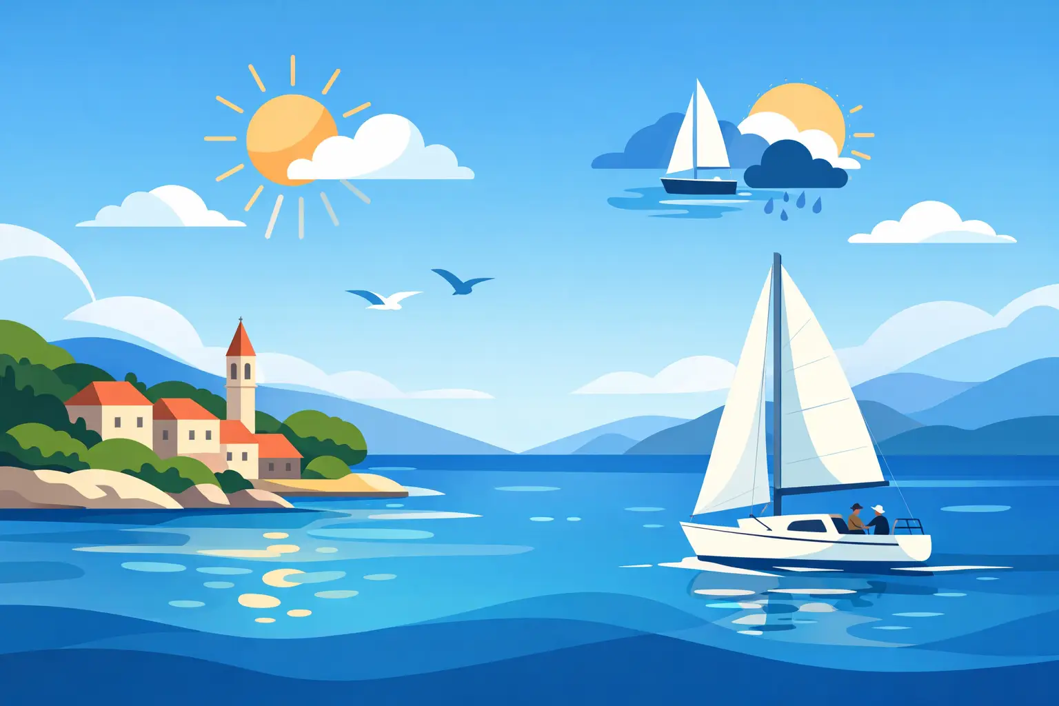 Croatia Sailing Weather Guide for Charters