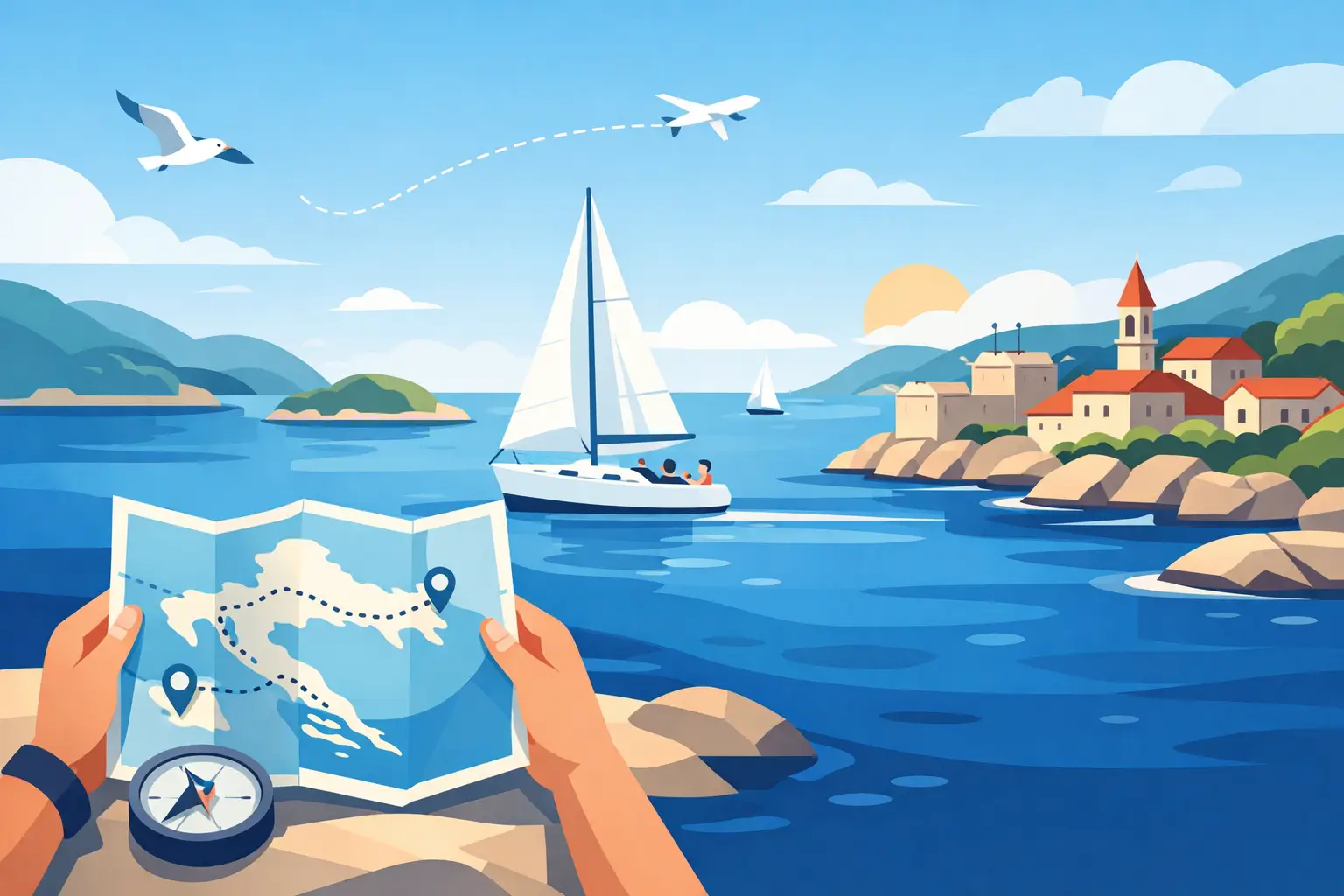 How to Pick a Sailing Route for Your Croatia Trip
