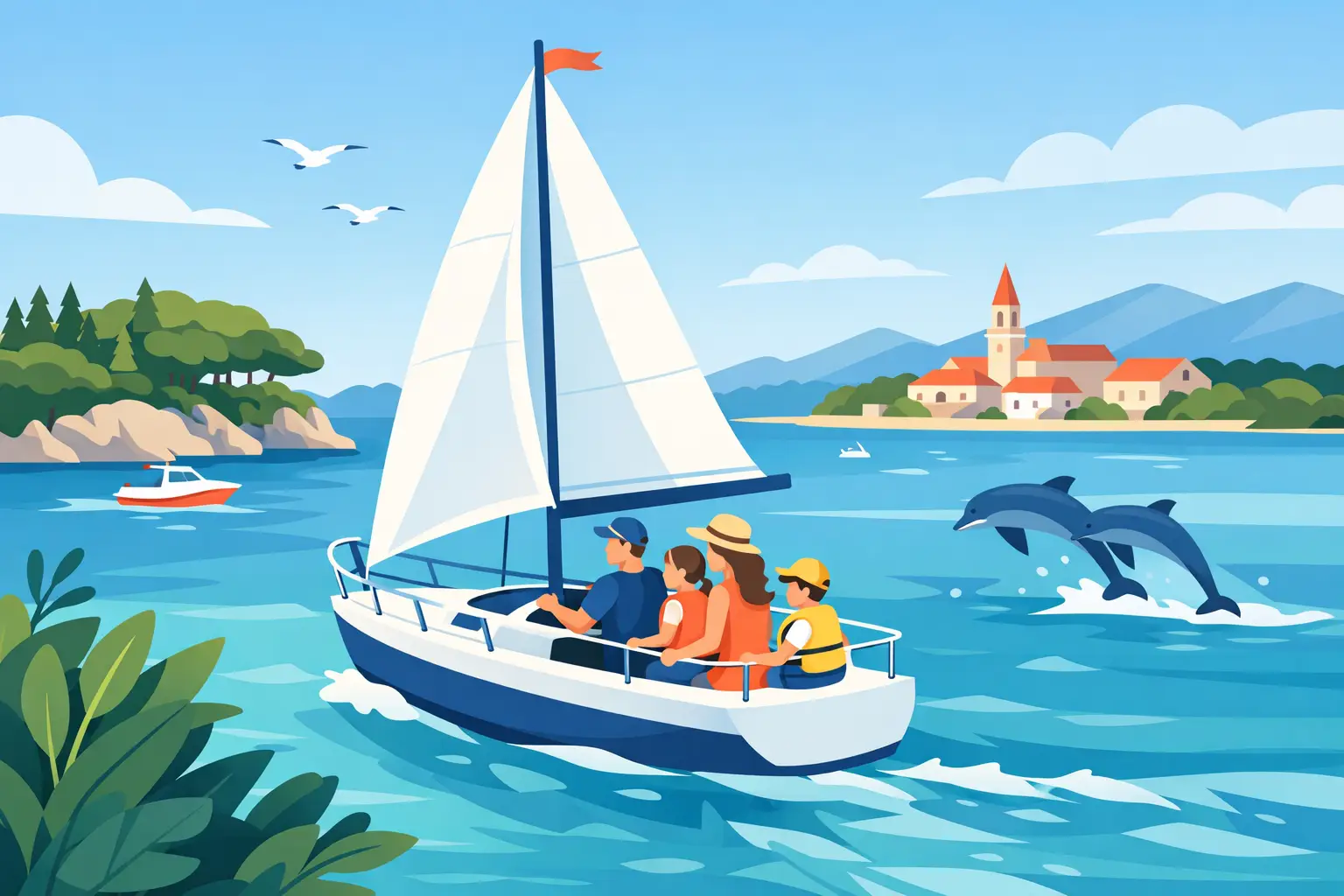 How to Sail With Kids in Croatia